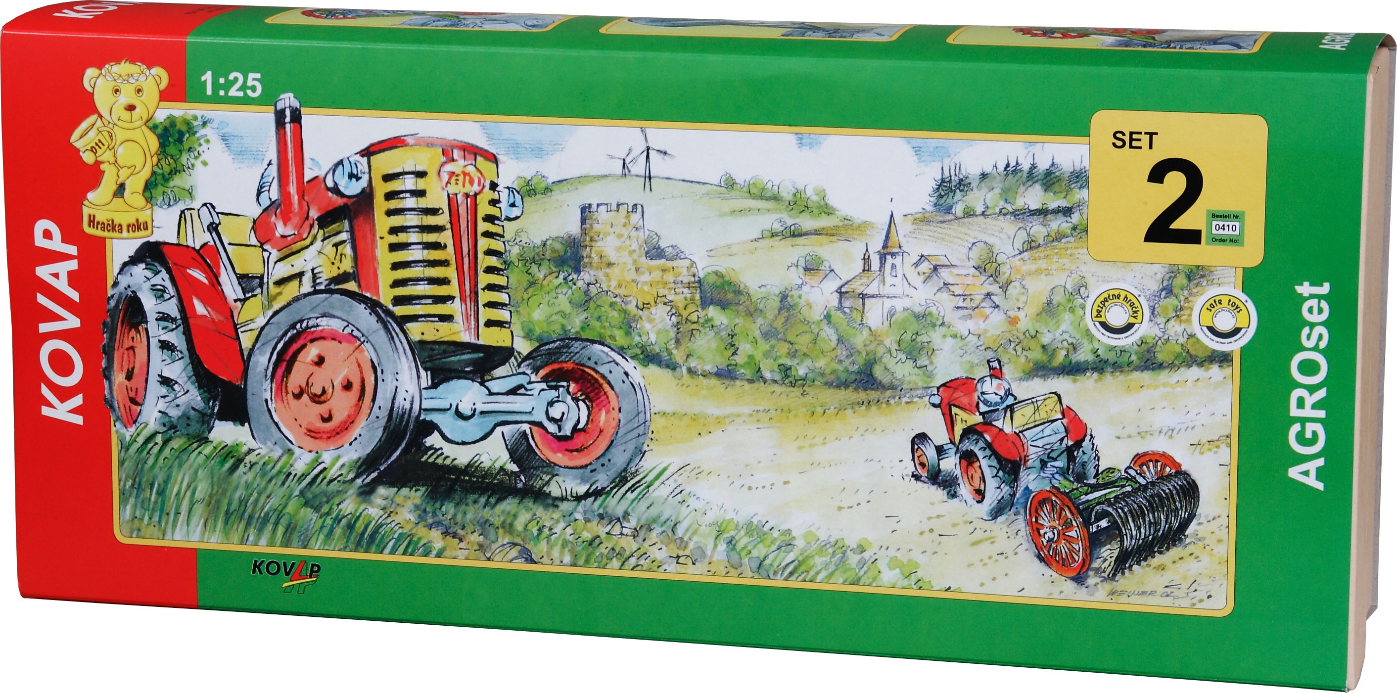 Agro set II červený - Kovap - obrázek 2