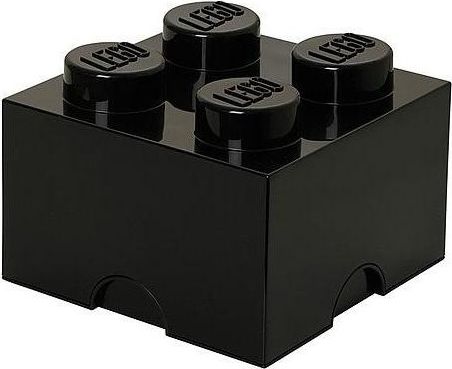 LEGO úložný box 250 x 250 x 180 mm - černá - obrázek 1
