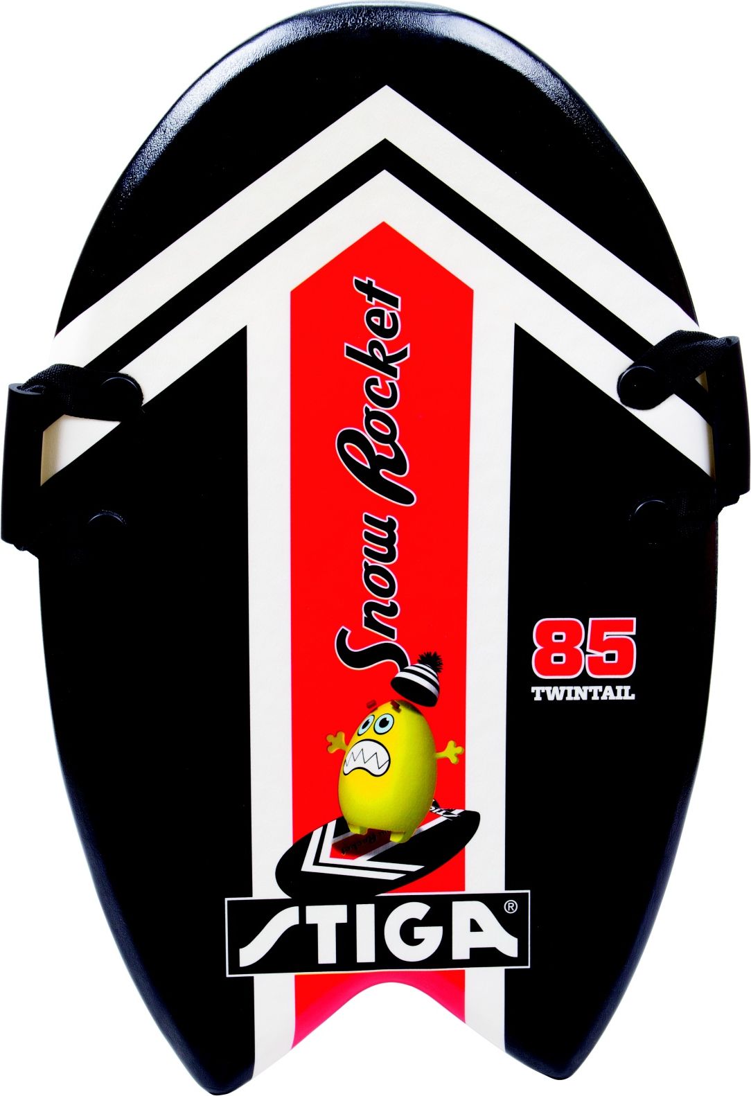 Sáňkovací kluzák STIGA Snow Rocket 85 - černý - obrázek 1