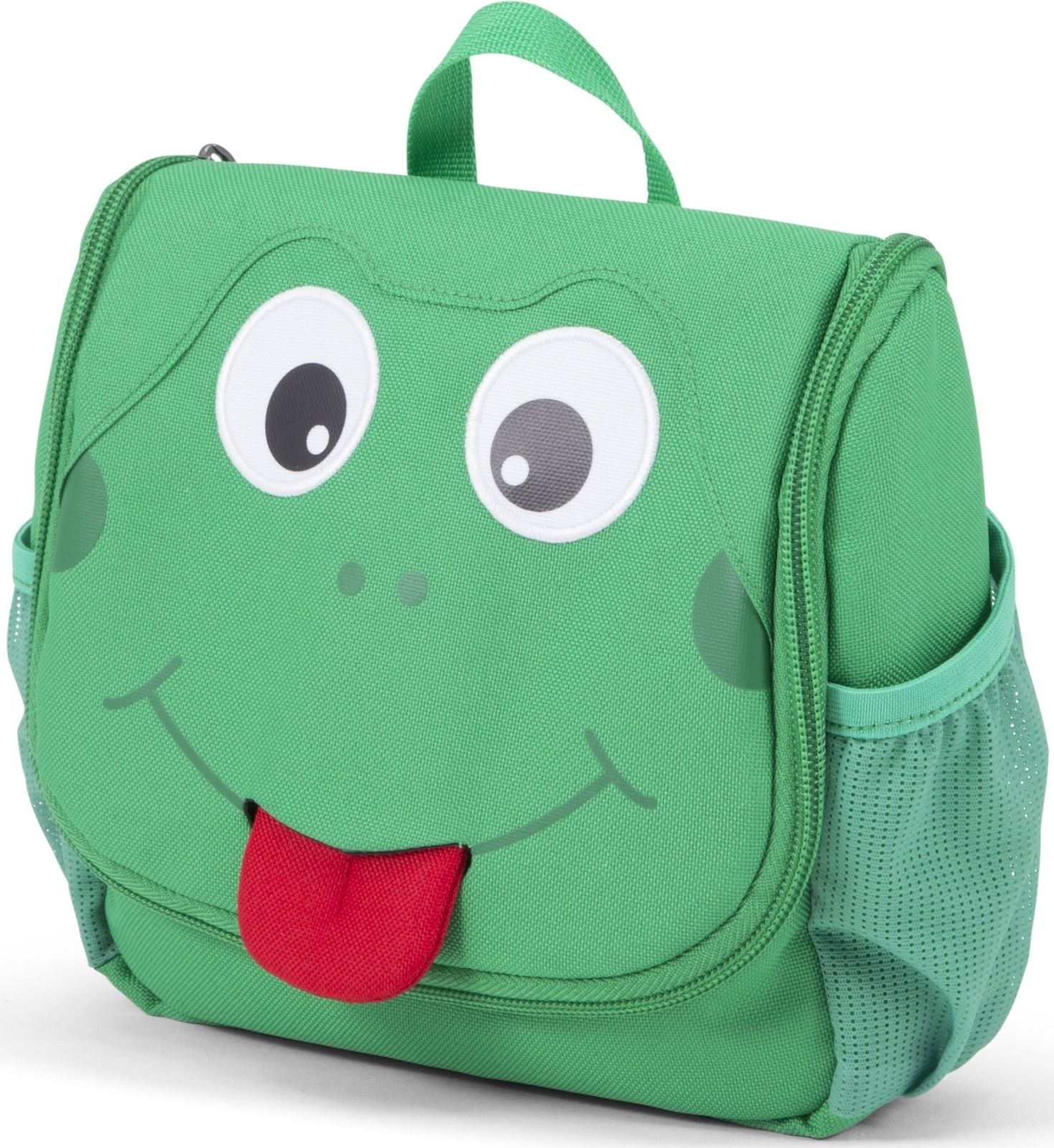 Affenzahn Washbag Finn Frog - green uni - obrázek 1