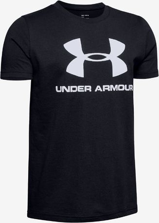 Sportstyle Triko dětské Under Armour | Černá | Chlapecké | M - obrázek 1