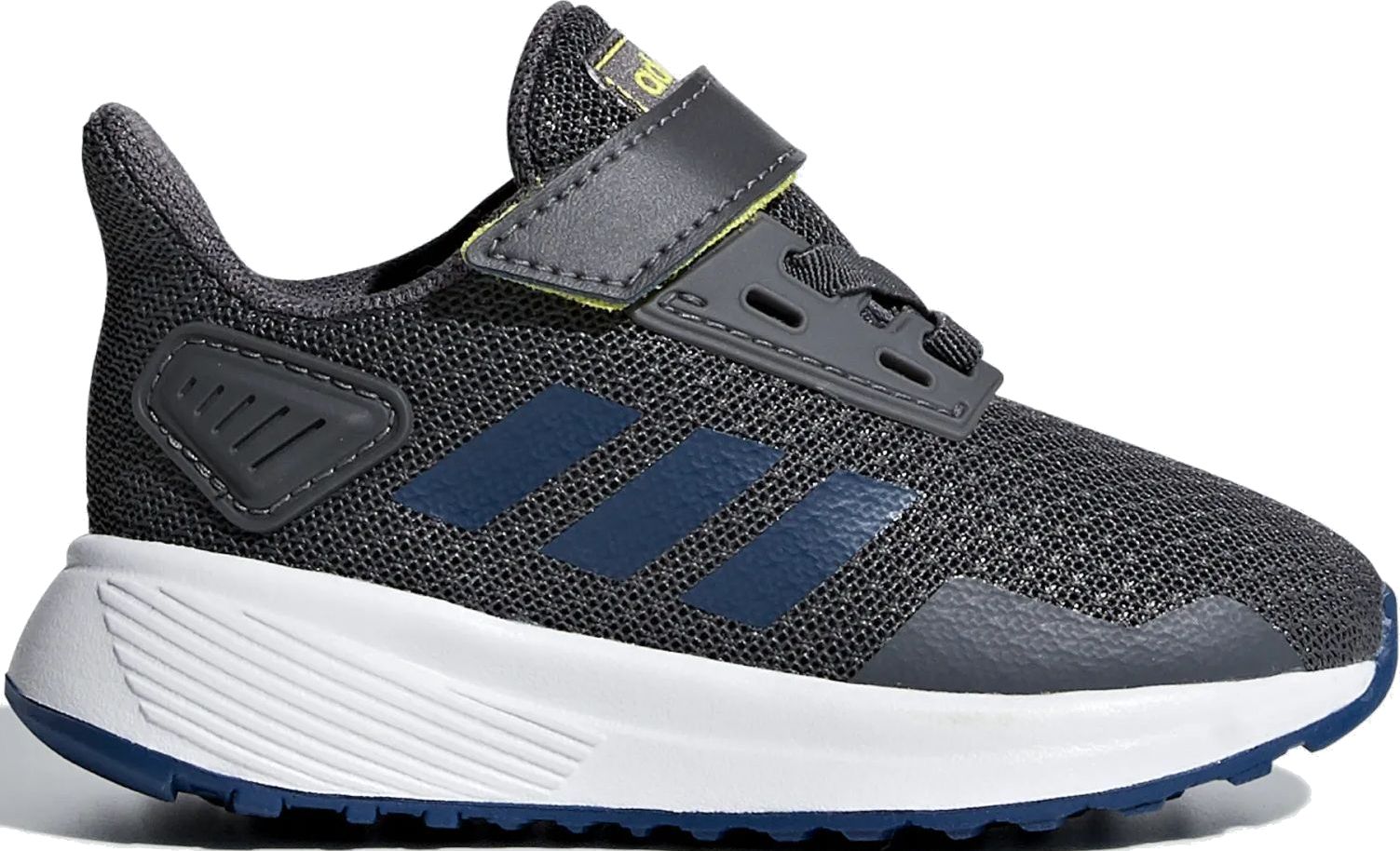 Adidas Duramo 9 I - grey five/legend marine/shock yellow 22 - obrázek 1