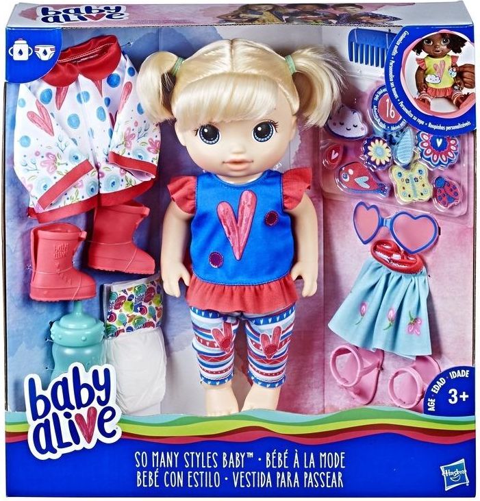 Baby Alive Panenka s náhradním oblečením BL - obrázek 1