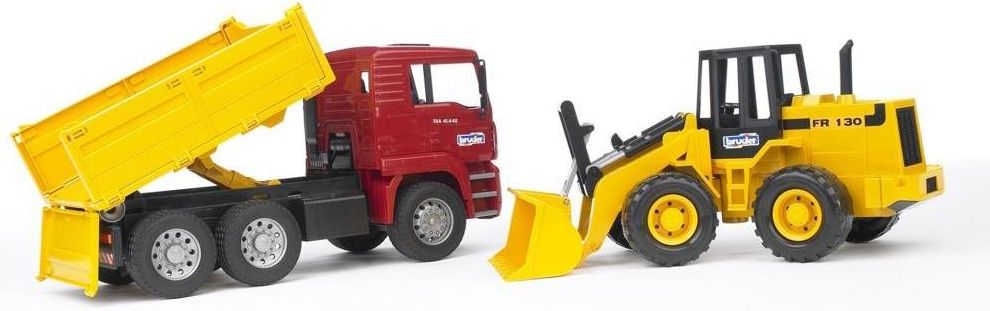 Auto MAN + čelní nakladač - obrázek 1