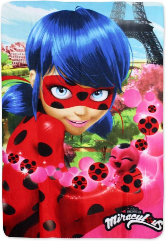 Setino · Holčičí fleecová deka Kouzelná beruška - Miraculous: Tales of Ladybug - 100 x 140 cm - obrázek 1