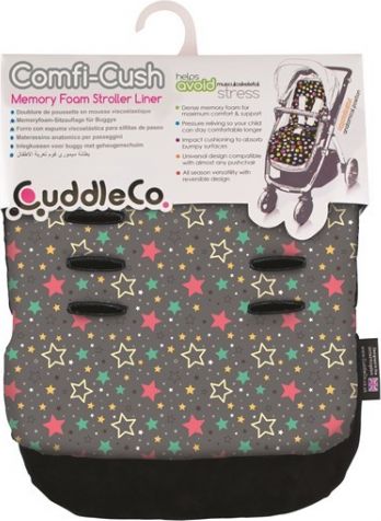 Cuddle Co Podložka do kočárku Multi Stars - obrázek 1