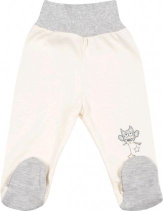Kojenecké polodupačky New Baby Owl béžové, Béžová, 86 (12-18m) - obrázek 1