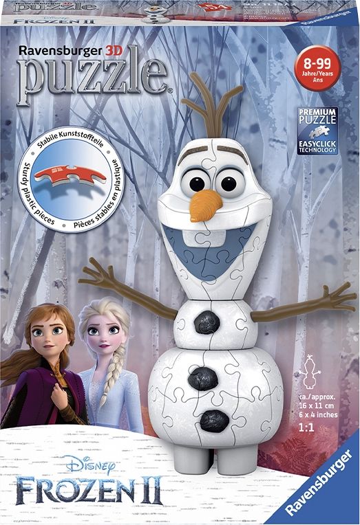 Ravensburger - Disney FROZEN 2 Olaf 3D Puzzle - obrázek 1