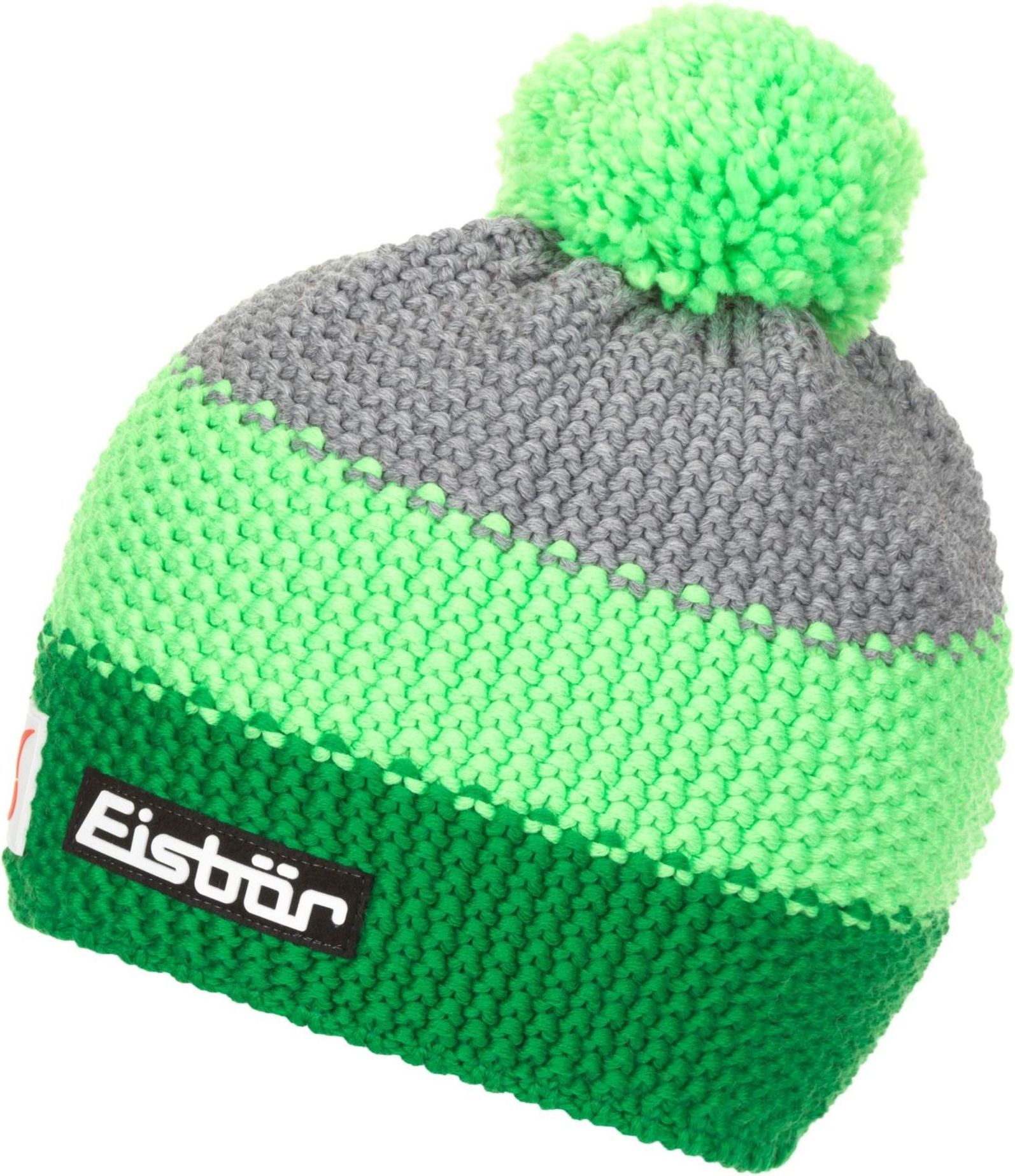 Eisbär Star Pompon MÜ SP kids - electric/lightgreen/graumele uni - obrázek 1
