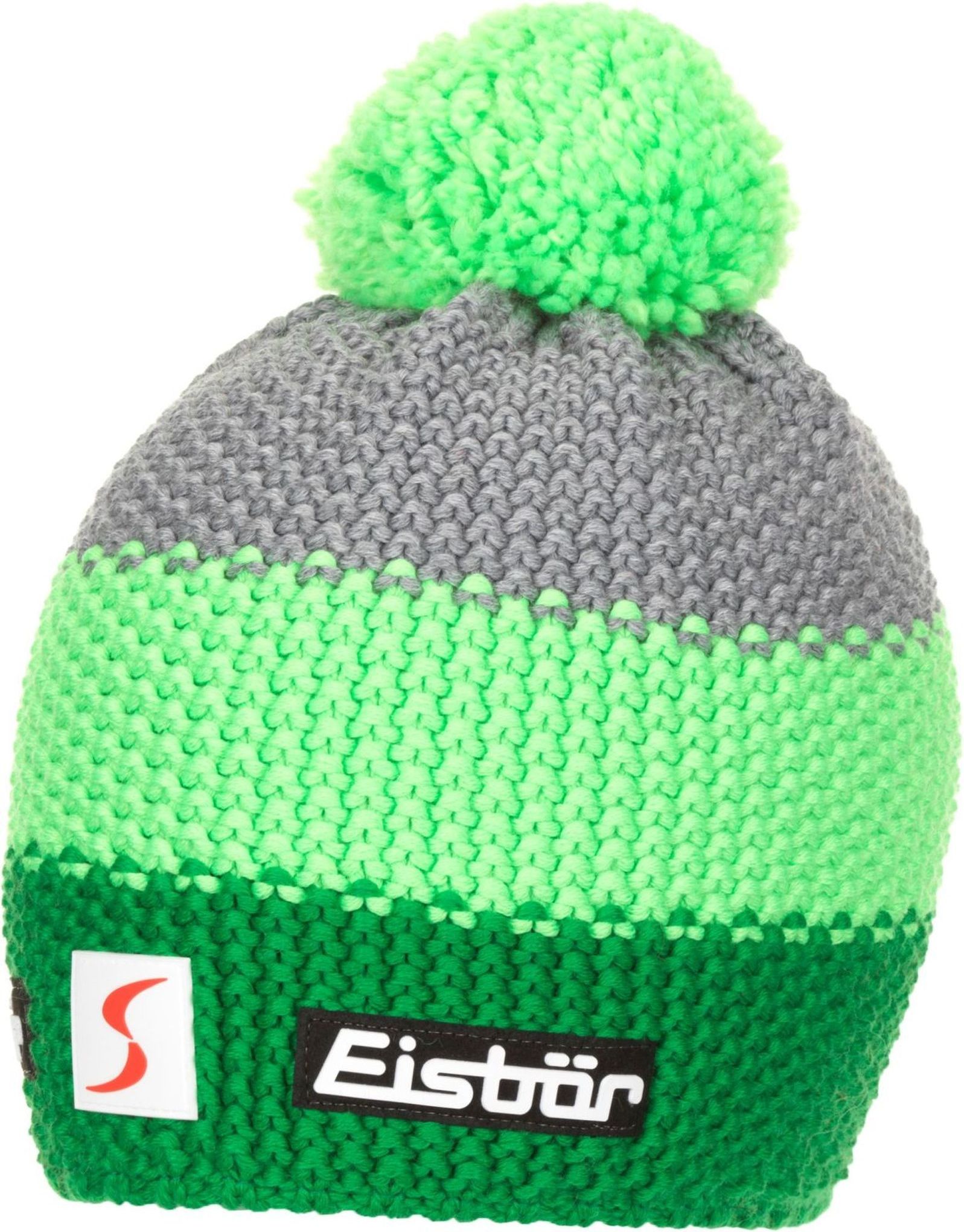 Eisbär Star Pompon MÜ SP kids - electric/lightgreen/graumele uni - obrázek 2