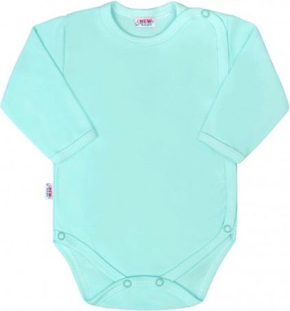 Kojenecké celorozepínací body New Baby Classic II mátové, Zelená, 62 (3-6m) - obrázek 1