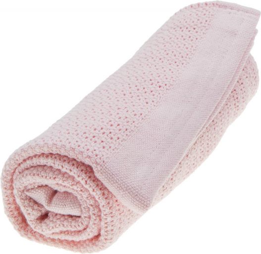 VINTER & BLOOM Deka Soft Grid Organic Blossom Pink - obrázek 1