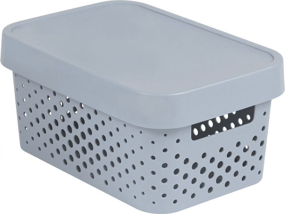CURVER Úložný box INFINITY DOTS 4,5L - šedý R41569 - obrázek 1