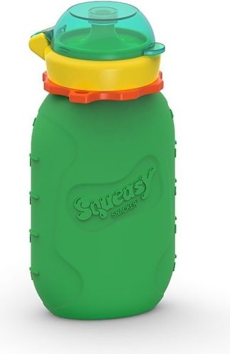 Squeasy Gear Silikónová kapsička na dětskou stravu 104ml - zelená - obrázek 1
