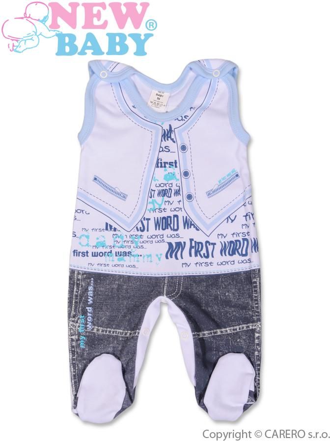 Kojenecké dupačky vel. 68 New Baby Jeans modré - obrázek 1