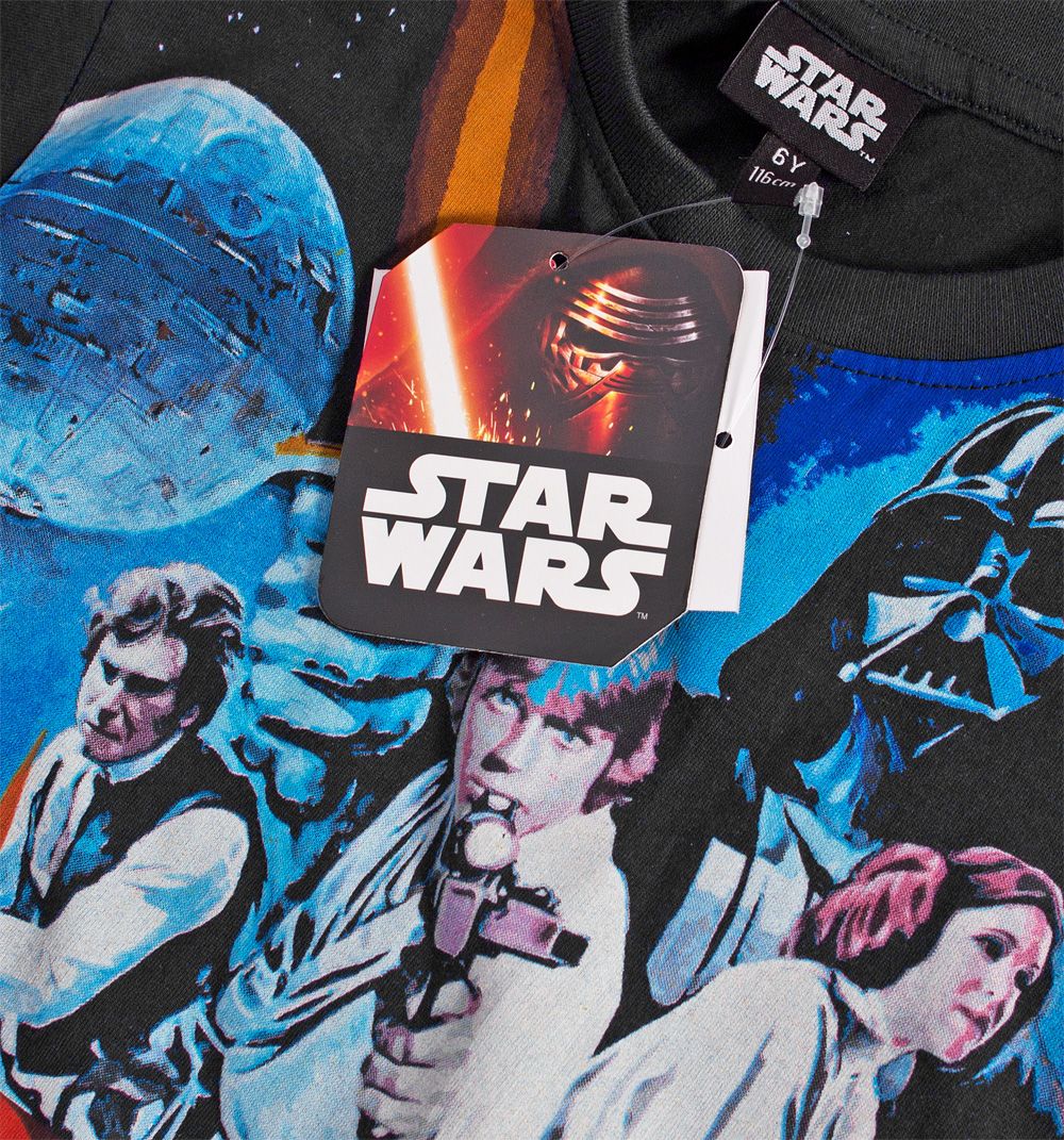 Tričko s krátkými rukávy Disney STAR WARS černé Velikost: 116 - obrázek 2