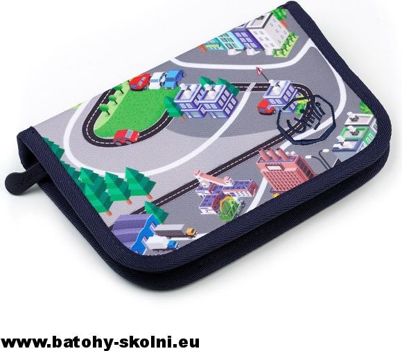 Jednopatrový školní penál Topgal město PENN 17001 - obrázek 1