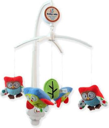 Kolotoč nad postýlku Baby Mix Sovy Dle obrázku - obrázek 1