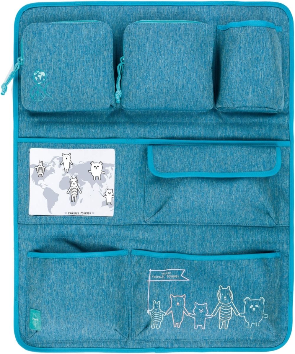 Lassig Wrap-to-Go About Friends - mélange blue uni - obrázek 1