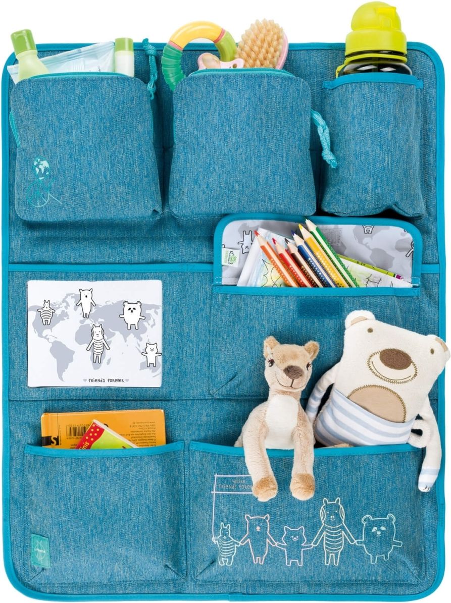 Lassig Wrap-to-Go About Friends - mélange blue uni - obrázek 2