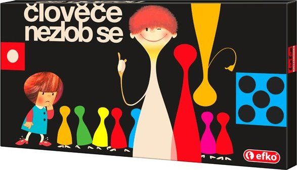 Společenská hra Člověče, nezlob se! - Retro, EFKO - obrázek 1