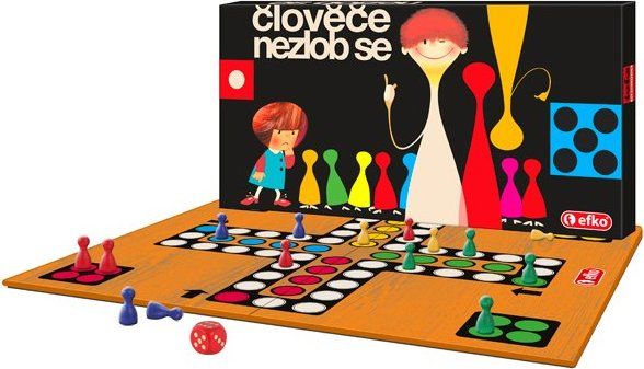 Společenská hra Člověče, nezlob se! - Retro, EFKO - obrázek 2