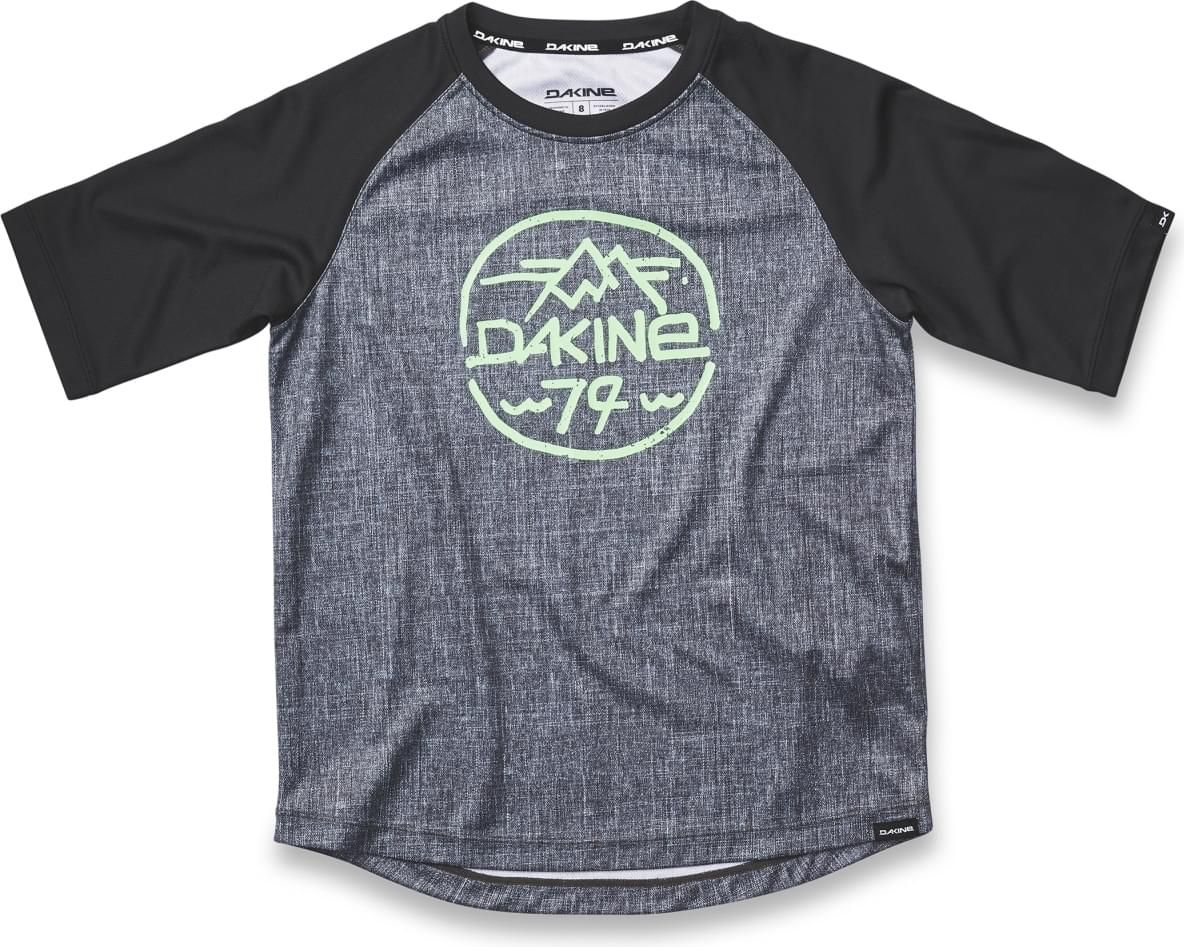 Dakine Kid's Dropout S/S Jersey - carbon/black 116 - obrázek 1