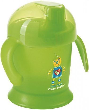 Nevylévací hrníček Smiley s potiskem z kolekce Haberman pro Canpol babies 31/300 - obrázek 1