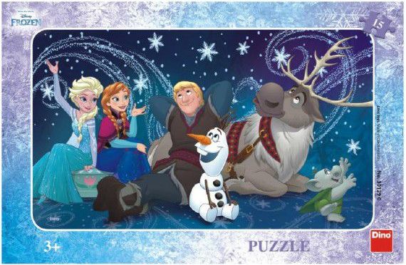 Dino Sněhové vločky Frozen Ledové Království 15 dílků - obrázek 1