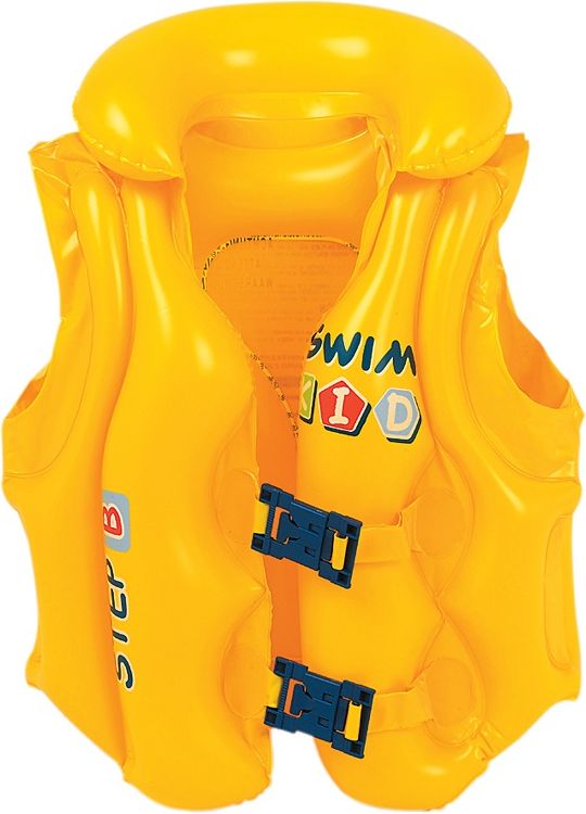Dětská nafukovací plavecká vesta Swim B - 46 x 42 cm - obrázek 1