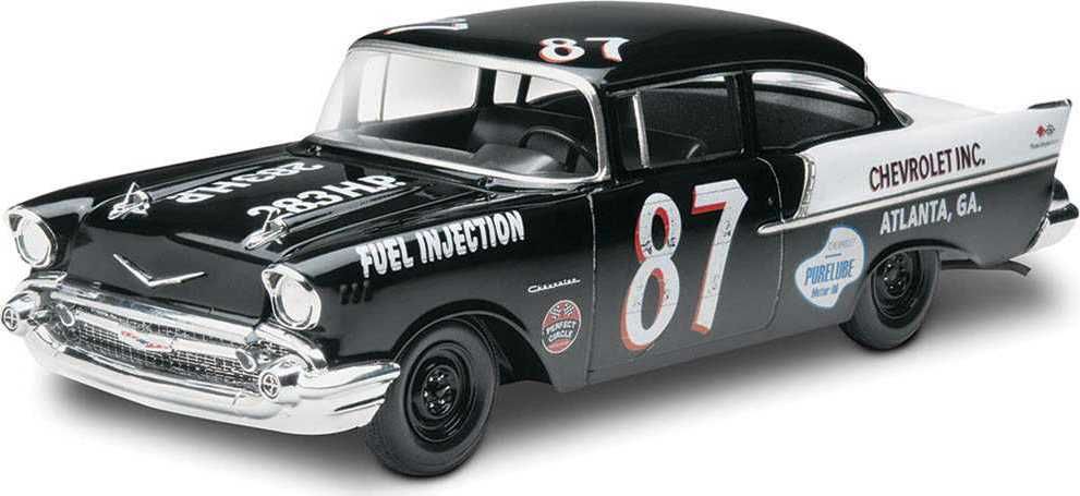 Plastic ModelKit MONOGRAM auto 4441 -  '57 Chevy® Black Widow 2 'n 1 (1:25) - obrázek 1