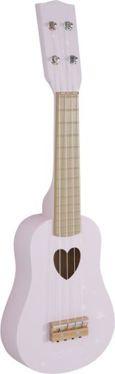 Little Dutch Dřevěná kytara pink - obrázek 1