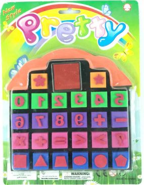 Alltoys Razítka čísla a znaménka podložka - obrázek 1