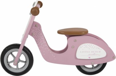 LITTLE DUTCH Scooter růžové - obrázek 1