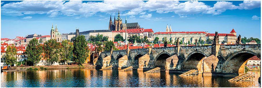 DINO HRADČANY 1000 panoramic Puzzle - obrázek 2