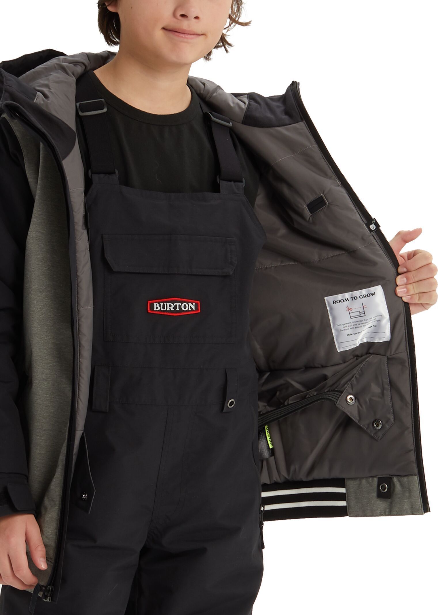 Burton Kids' Gameday Jacket - bog heather / true black 110-119 - obrázek 2
