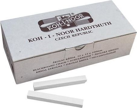 Křída, KOH-I-NOOR "111502", bílá, box 100 ks - obrázek 1