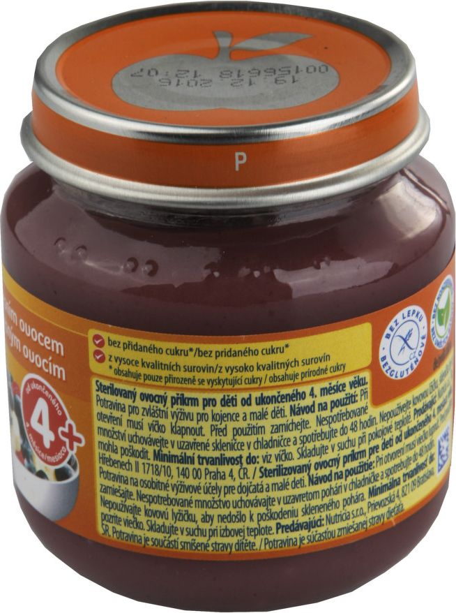 Hami ov. příkrm s lesním ovocem 125g 4M - obrázek 2