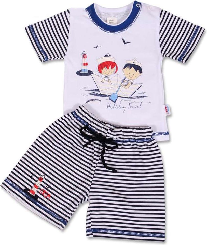 2-dílná letní souprava New Baby Námořník - 80 (9-12m) - obrázek 1