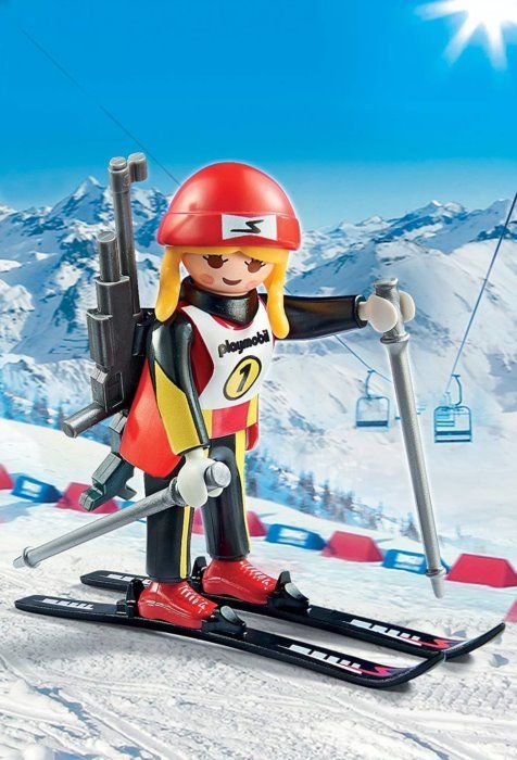 PLAYMOBIL Biatlonistka 9287 - obrázek 2
