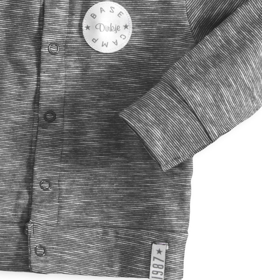 Kojenecká chlapecká souprava DIRKJE GRIS šedá Velikost: 68 - obrázek 3