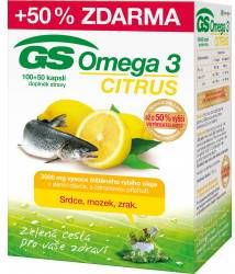GS Omega 3 Citrus 100+50 kapslí - obrázek 1