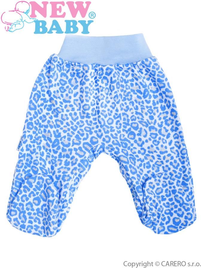 Kojenecké polodupačky New Baby Leopardík modré Modrá 62 (3-6m) - obrázek 1
