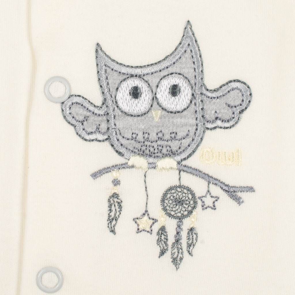 Kojenecký overal New Baby Owl béžový 68 (4-6m) - obrázek 2
