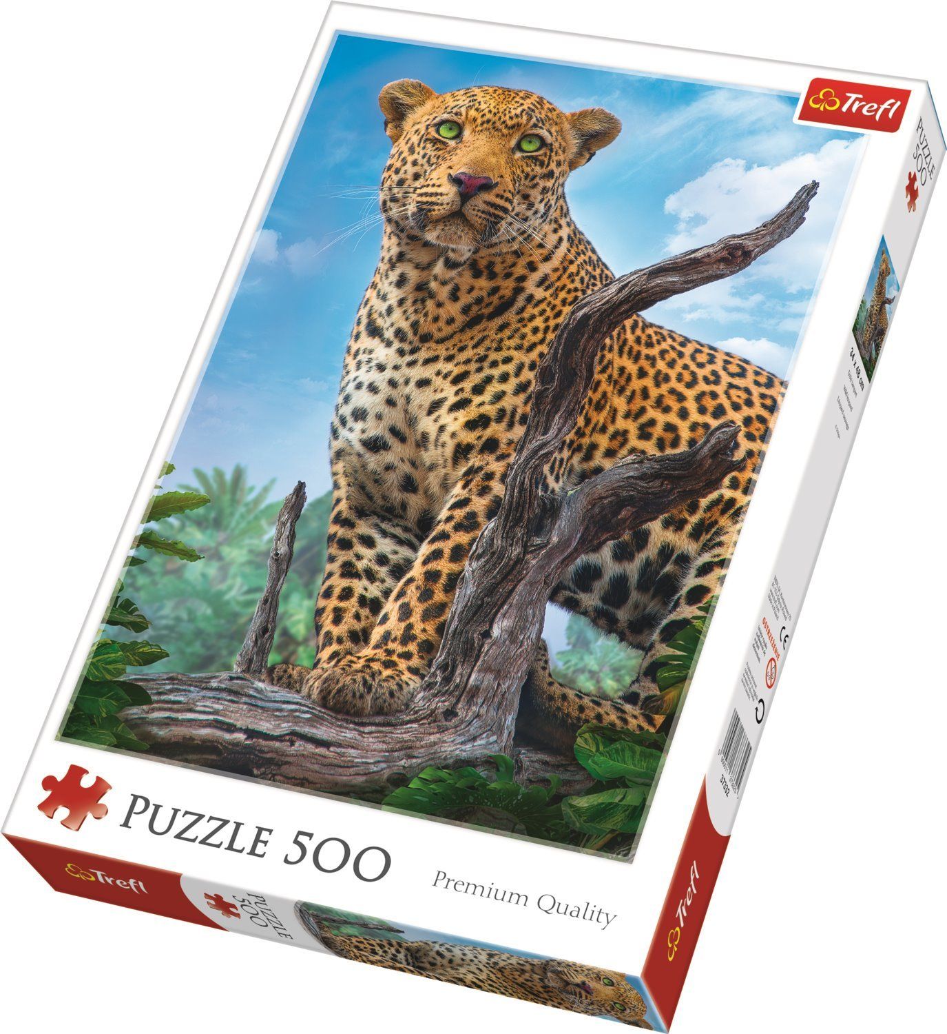 TREFL Puzzle Divoký levhart 500 dílků - obrázek 2