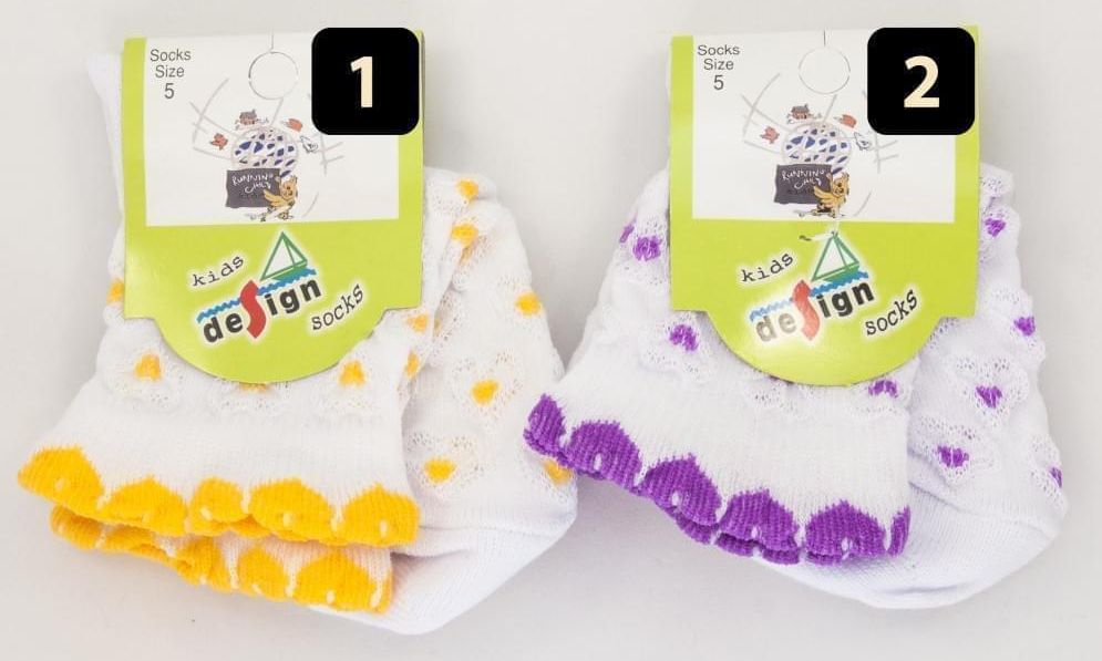 Design Socks dětské ponožky s krajkou 3 - obrázek 1