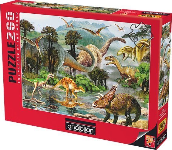 ANATOLIAN Puzzle Svět pravěkých dinosaurů 260 dílků - obrázek 2