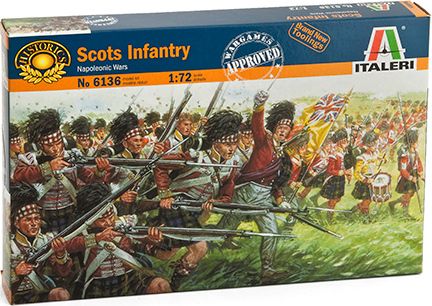 ITALERI Model Kit figurky 6136 - SCOTTISH INFANTRY (NAP.WARS) (1:72) - obrázek 1