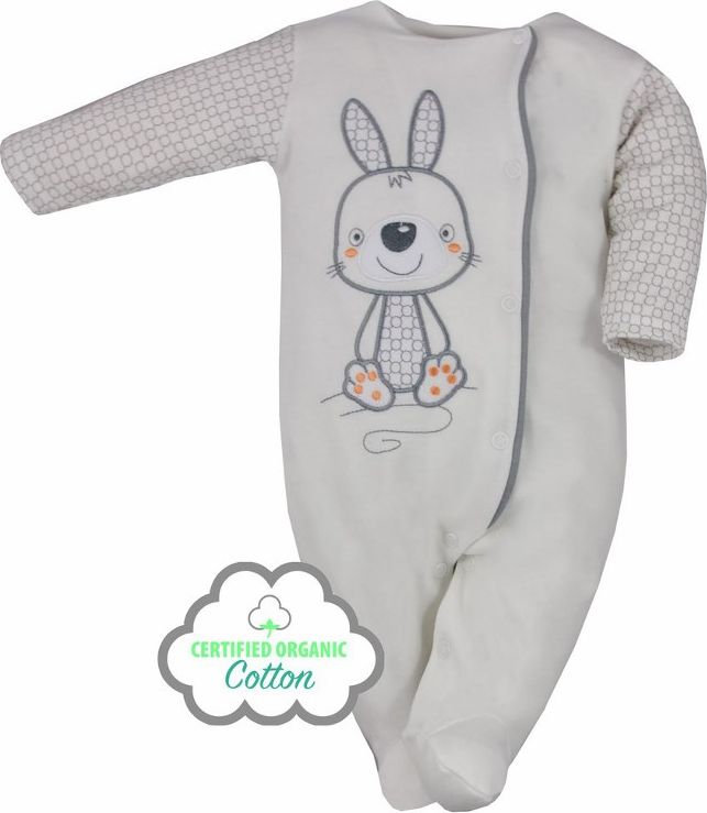 Kojenecký BIO overal Koala Bunny béžový Béžová 62 (3-6m) - obrázek 1