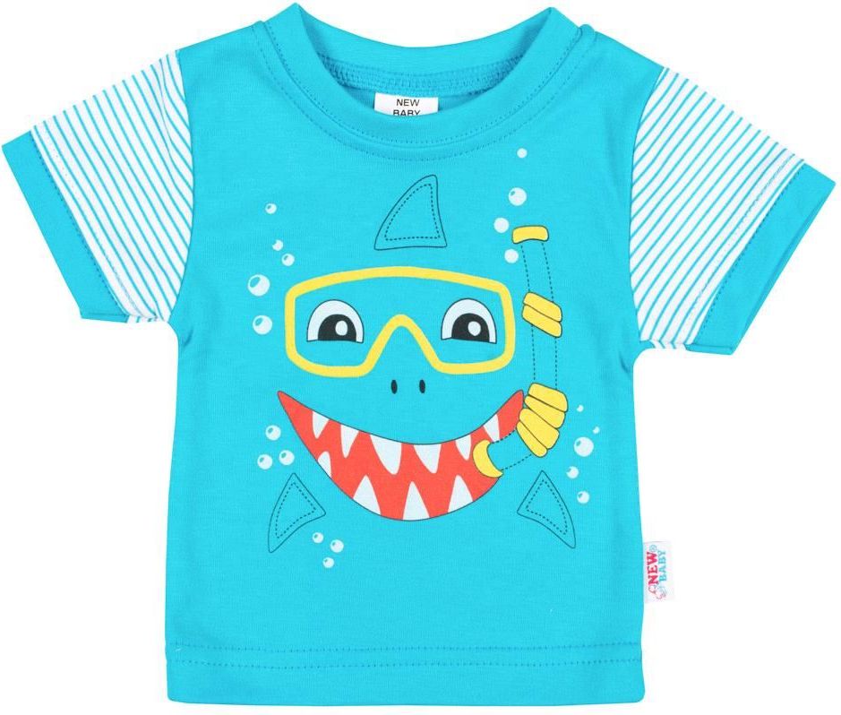 Kojenecké tričko s krátkým rukávem a tepláčky New Baby Shark 86 (12-18m) - obrázek 2